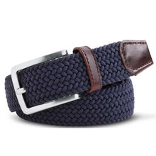 Load image into Gallery viewer, MEYER Woven Belt - Super Stretch - Navy
