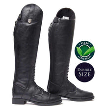 Load image into Gallery viewer, 60% OFF - MOUNTAIN HORSE Veganza Youth Boots - Kids - Black - Size UK 5.5/6.5 (EU 39/40)
