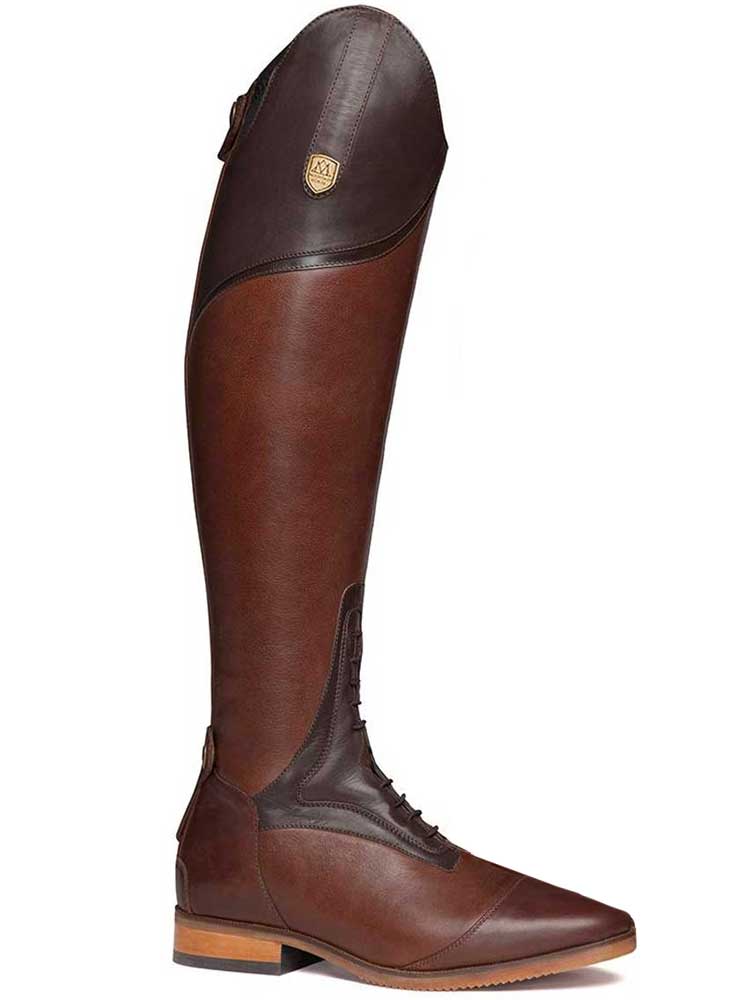 50% OFF - MOUNTAIN HORSE Sovereign High Rider Boots - Brown II - Size: UK 4 Regular Height / Wide Calf