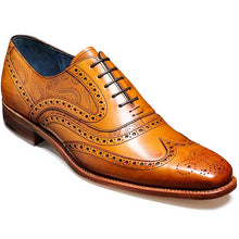 Load image into Gallery viewer, NEW!! Barker Shoes - McClean - Cedar Calf &amp; Paisley Laser
