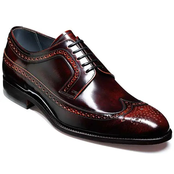 NEW!! Barker Shoes - Woodbridge Brogue - Brandy Polish