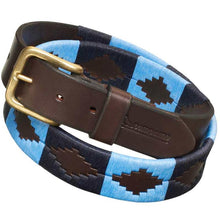 Load image into Gallery viewer, pampeano-azules-polo-belt
