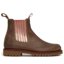 Load image into Gallery viewer, PENELOPE CHILVERS Oscar Chelsea Boots - Leather - Khaki/Tea Rose
