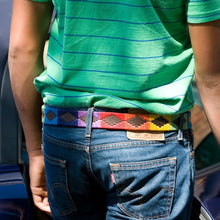 Load image into Gallery viewer, PIONEROS Polo Belt - Wide Argentinian - 167 Rainbow
