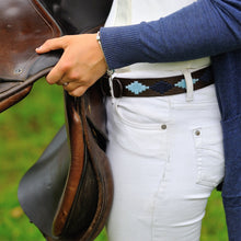 Load image into Gallery viewer, PIONEROS Polo Belt - Wide Argentinian - 181 Navy/Blue
