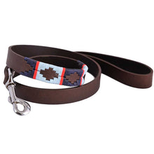 Load image into Gallery viewer, PIONEROS Polo Dog Lead - 886 Navy/Pale Blue/Red Stripe

