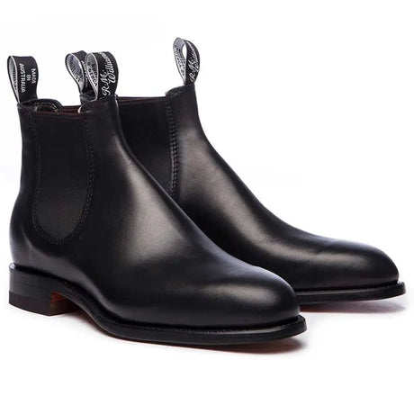 RM WILLIAMS Comfort Turnout Boots - Men&#39;s - Black RM Williams