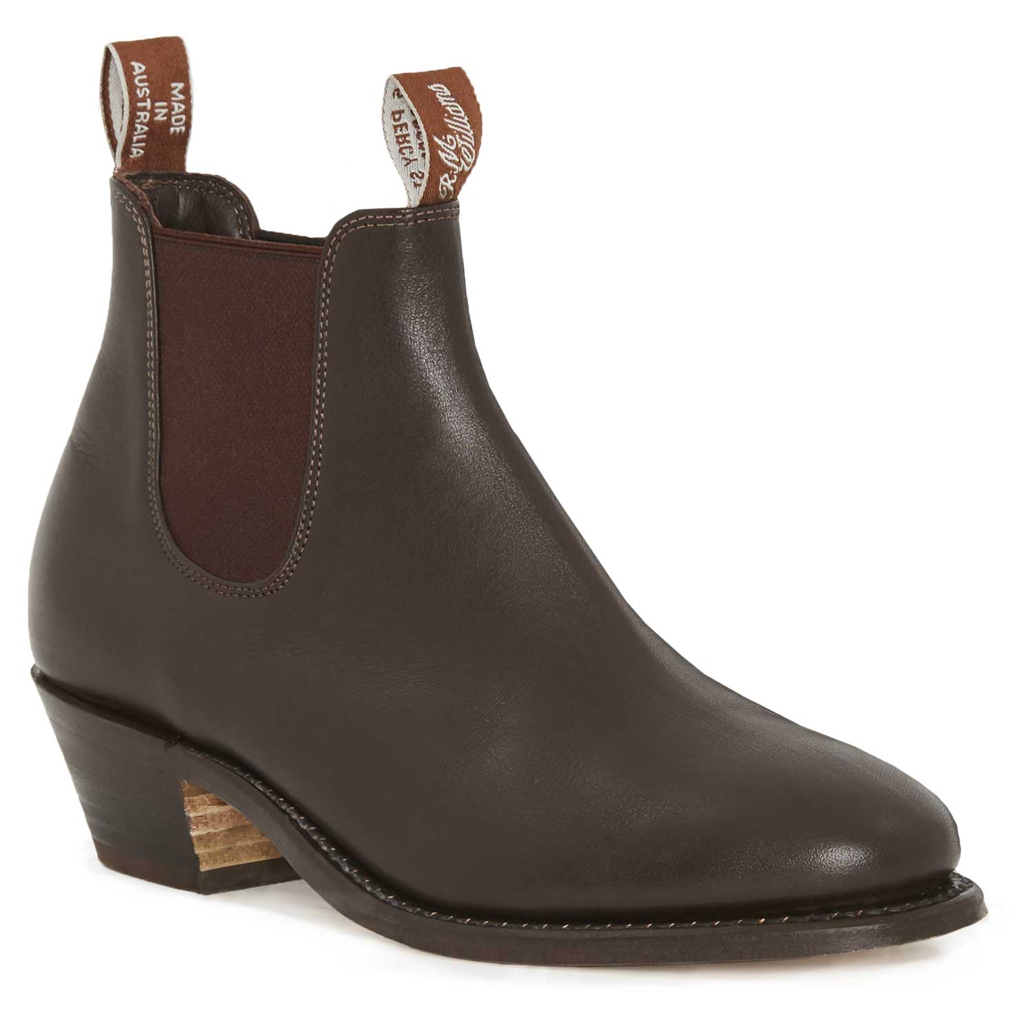 RM WILLIAMS Boots - Ladies Adelaide High Heel - Chestnut