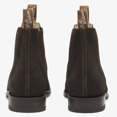 RM WILLIAMS Boots - Men's Comfort Craftsman - Chocolate Suede