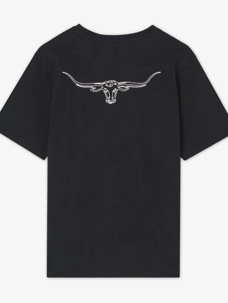 RM WILLIAMS Byron T-Shirt - Men's Crew Neck - Black