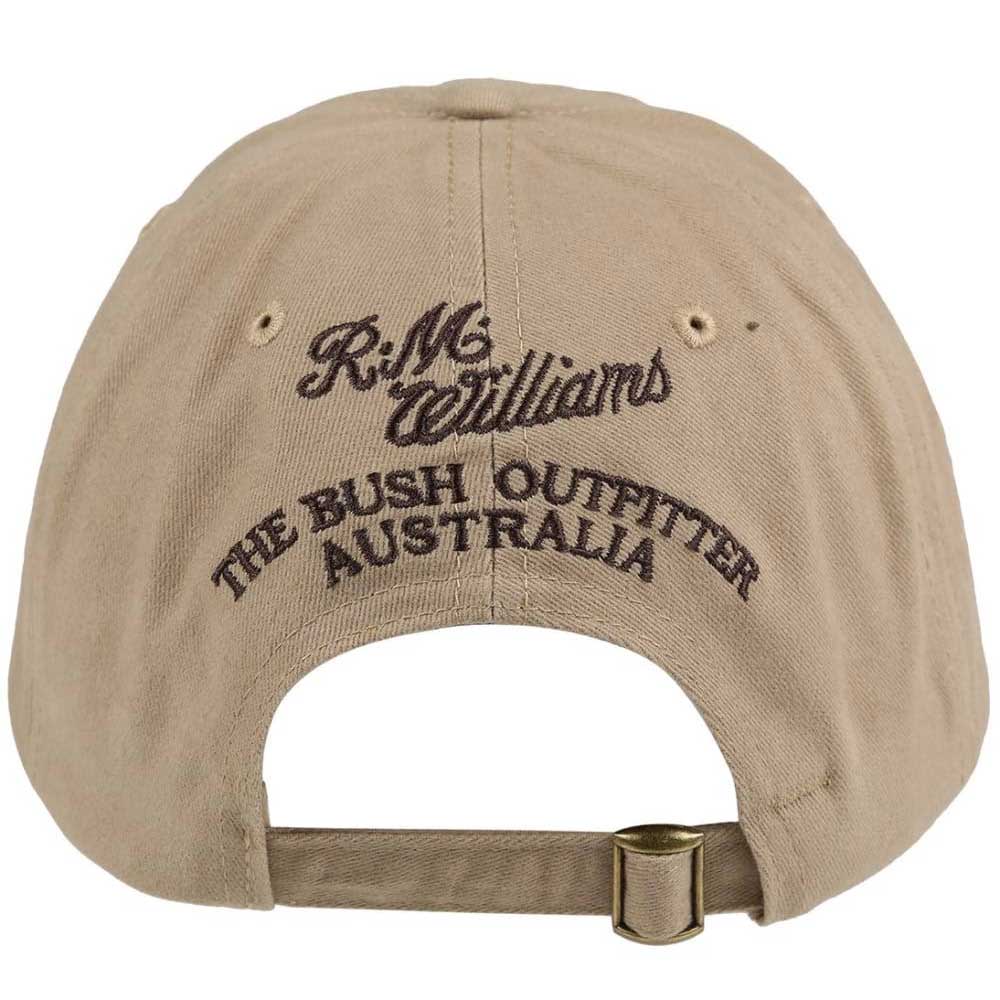 RM WILLIAMS Cap - Longhorn Steers Head Logo - Buckskin