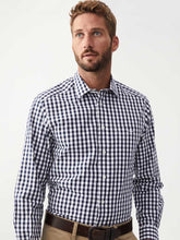 Load image into Gallery viewer, RM WILLIAMS Collins Standard Collar Men&#39;s Shirt - Navy Gingham Check
