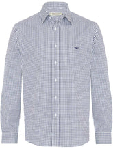 Load image into Gallery viewer, RM WILLIAMS Collins Standard Collar Men&#39;s Shirt - Navy &amp; White Check
