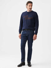 Load image into Gallery viewer, RM WILLIAMS Script Crew Neck Jumper - Men&#39;s - Navy
