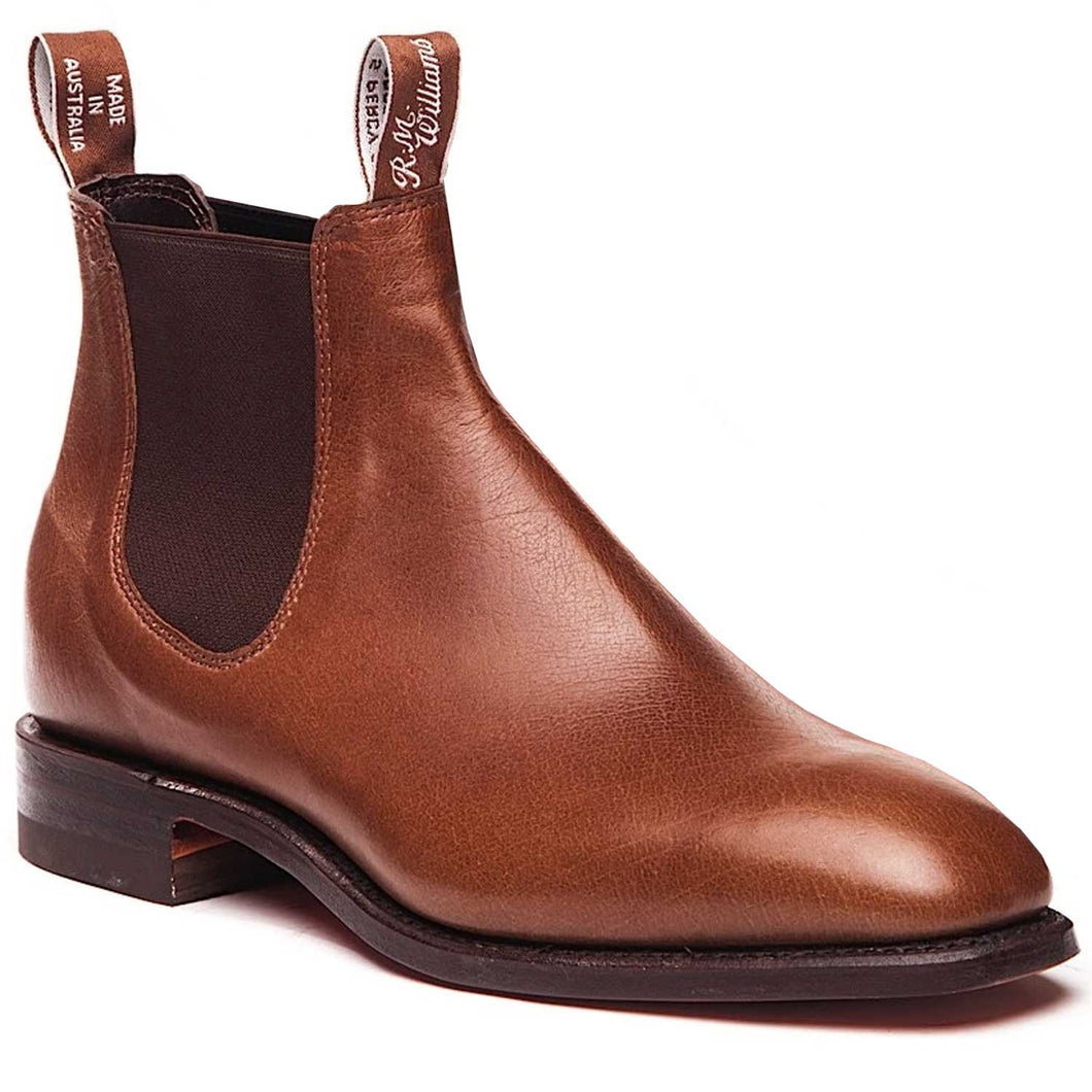 RM WILLIAMS Boots - Men's Kangaroo Comfort Craftsman - Tanbark