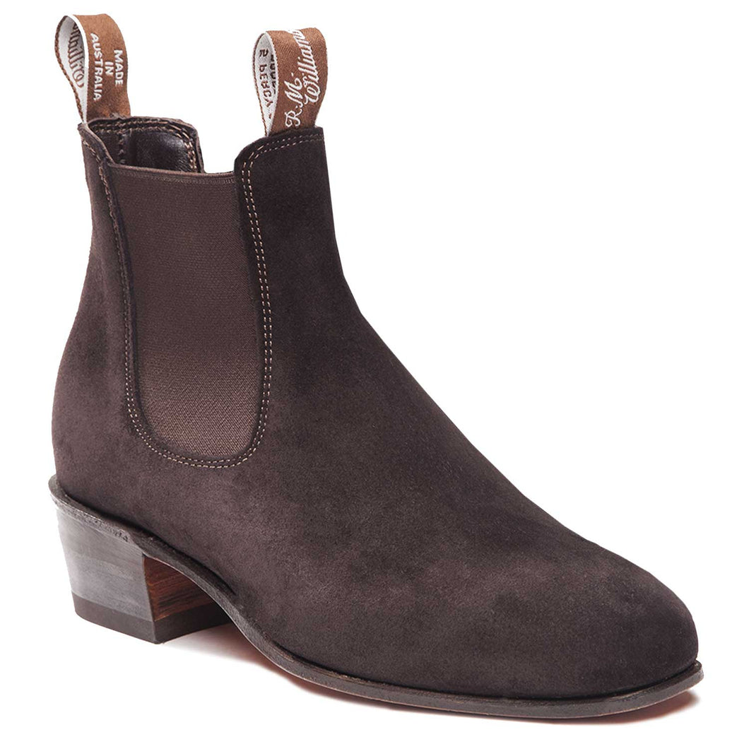 50% OFF RM WILLIAMS Boots - Ladies Kimberley - Chocolate Suede - UK 3.5