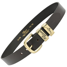 Load image into Gallery viewer, RM Williams - Leather Belt 1.5&quot; 3 Piece Solid Hide - Brass
