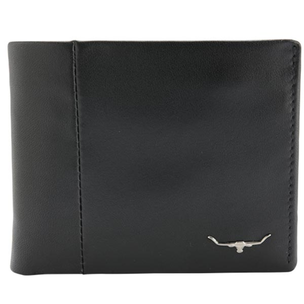 RM Williams - Leather Wallet with Coin Pocket - Black