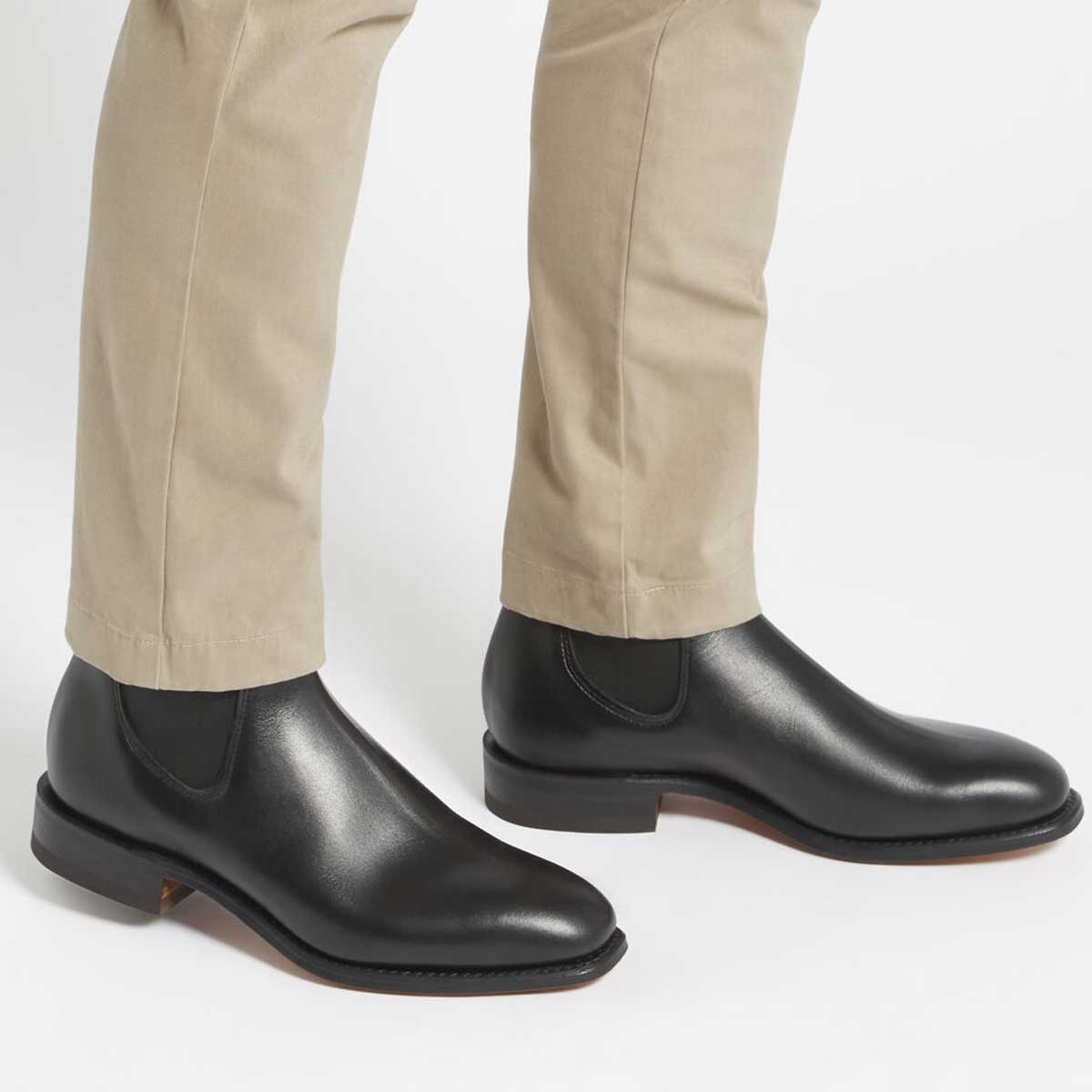 RM WILLIAMS Boots - Men's Comfort Craftsman - Black Rubber Sole
