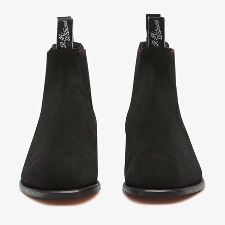 RM WILLIAMS Boots - Men's Comfort Craftsman - Black Suede