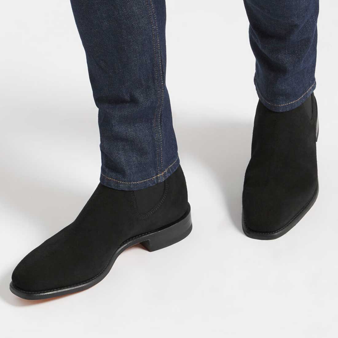 RM WILLIAMS Boots - Men's Comfort Craftsman - Black Suede