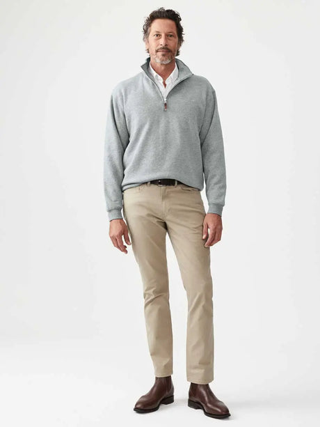 RM WILLIAMS Mulyungarie Fleece - Men's Half Zip - Grey Marle