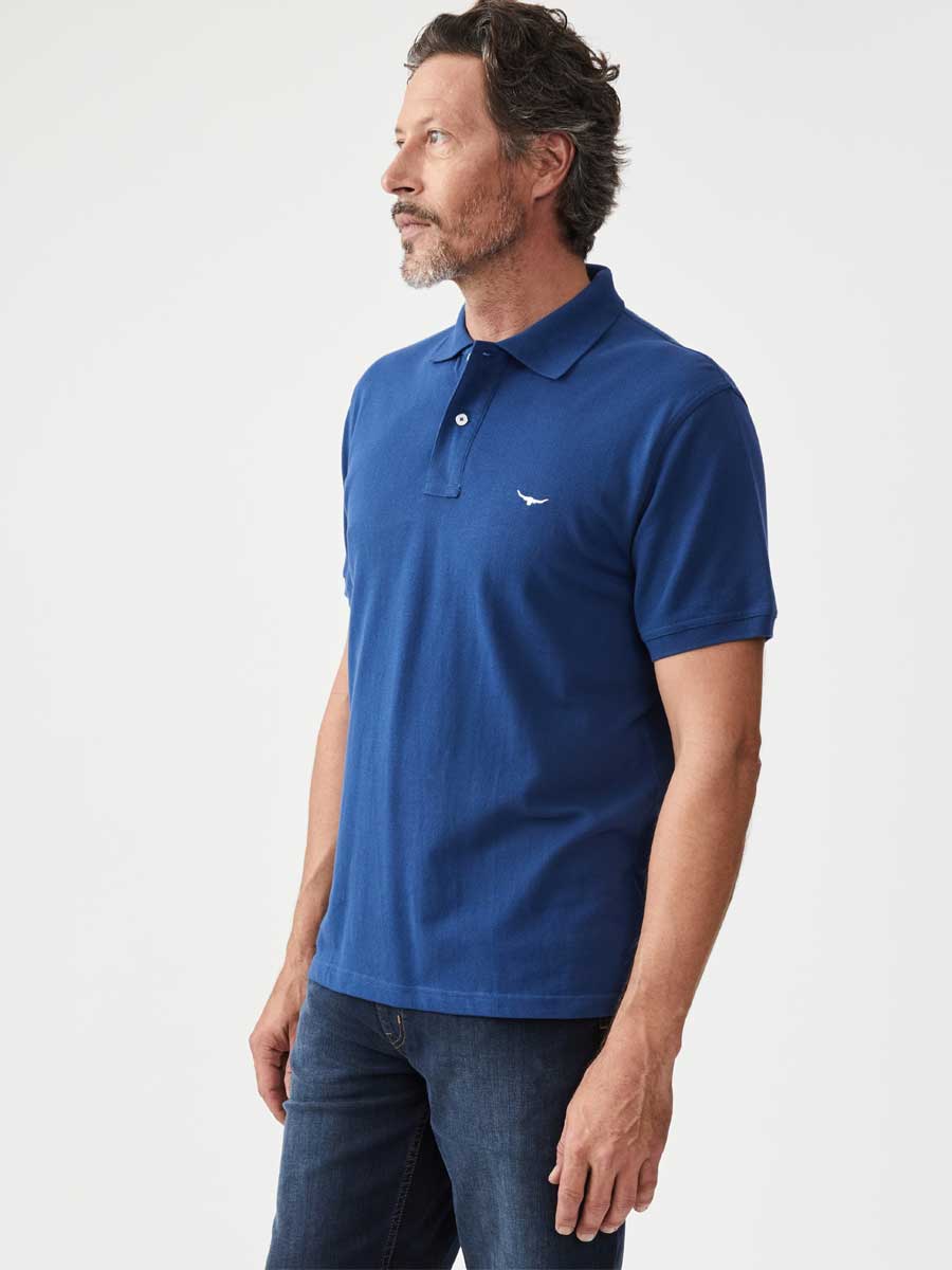 RM WILLIAMS Rod Polo Shirt - Men's - Blue
