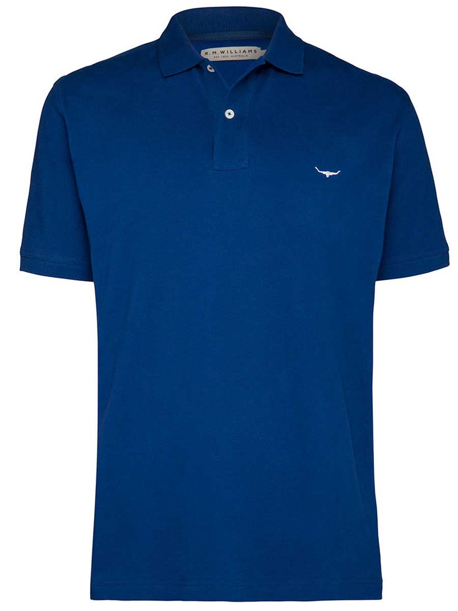 RM WILLIAMS Rod Polo Shirt - Men's - Blue