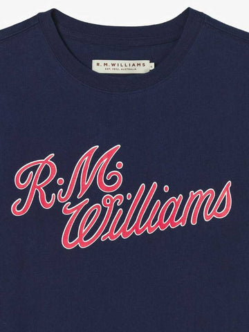 Black/White R.M.W. Script T-Shirt, R.M.Williams T-Shirts
