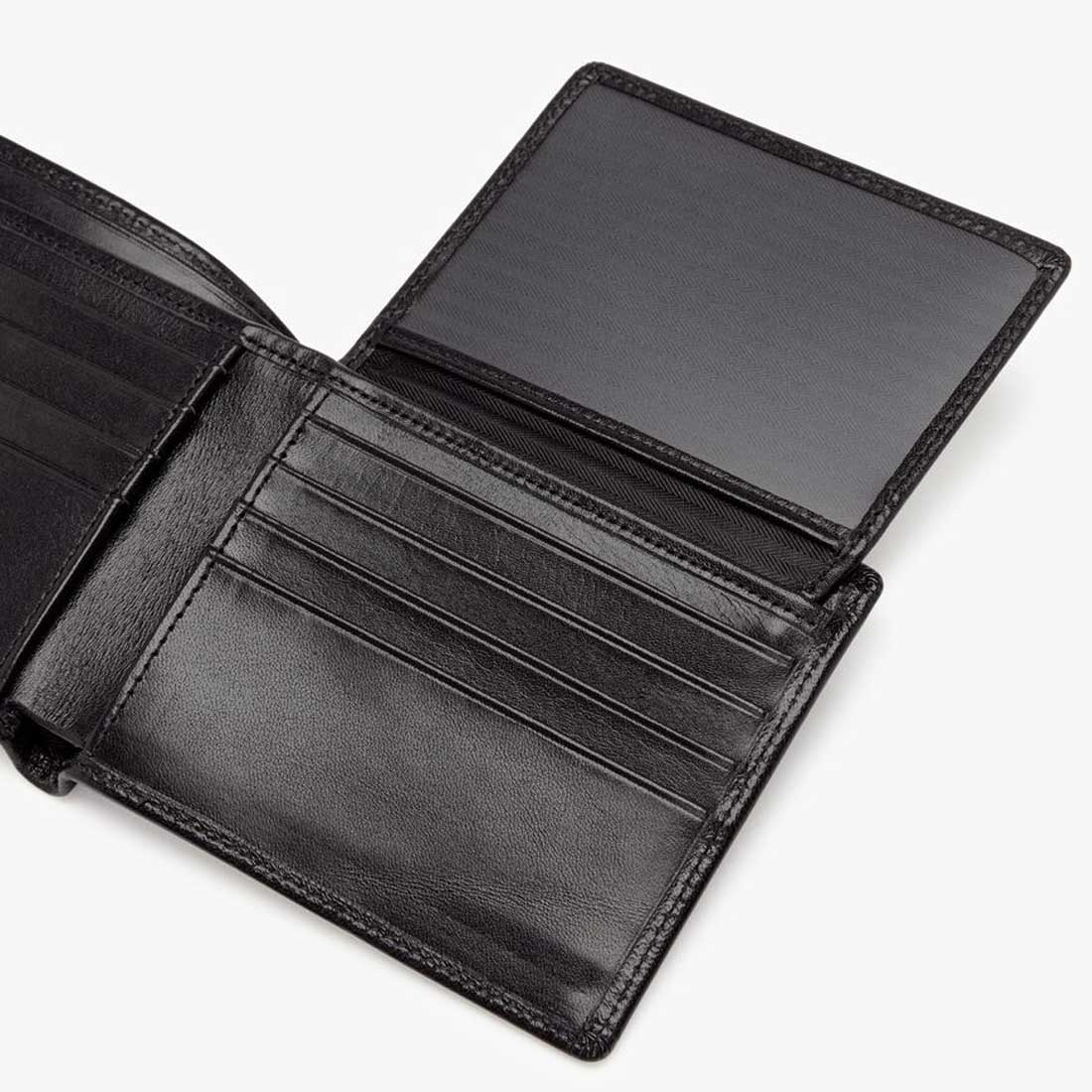 RM WILLIAMS Tri Fold Wallet - Mens Yearling Leather - Black