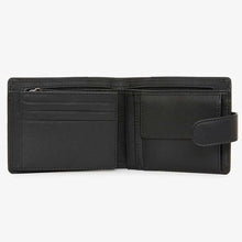 Load image into Gallery viewer, RM WILLIAMS Wallet - Mens Leather with Coin Pocket &amp; Tab - Black
