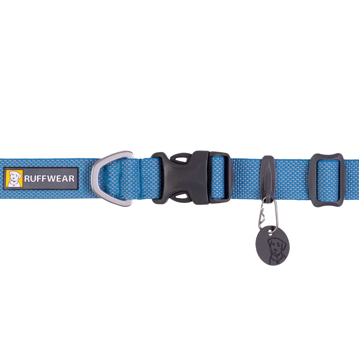 30 OFF RUFFWEAR Hi Light Lightweight Dog Collar Blue Dusk