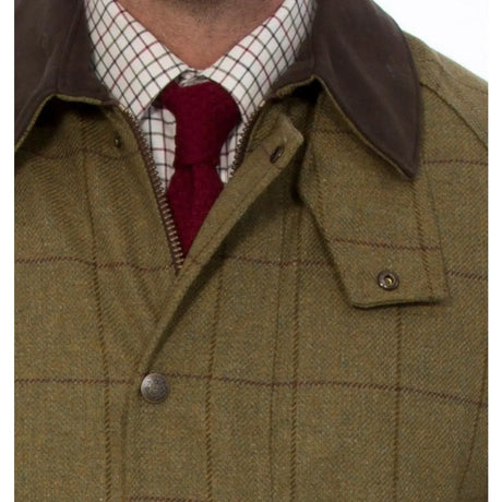 ALAN PAINE Rutland Mens Waterproof Shooting Coat - Lichen Alan Paine
