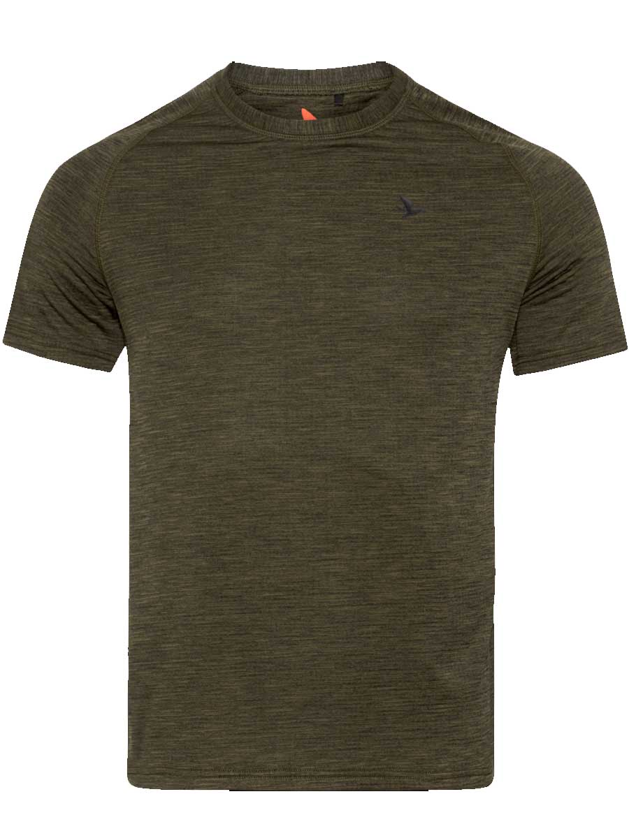 SEELAND Active Short Sleeve T-shirt - Mens - Pine Green