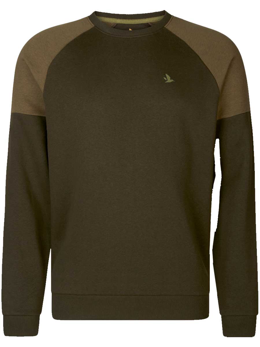 SEELAND Cross Sweatshirt - Mens - Pine Green