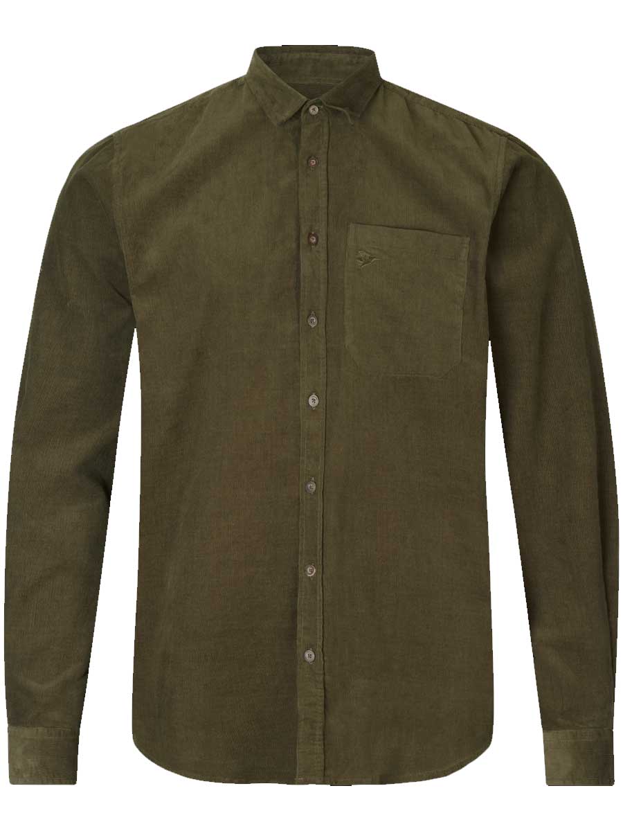 40% OFF SEELAND George Shirt - Mens Cotton Corduroy - Pine Green – A Farley