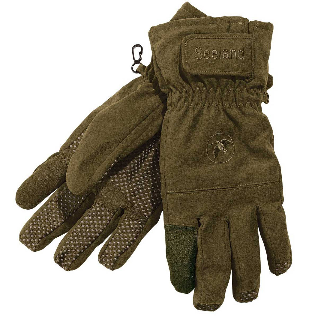 SEELAND Gloves - Anti Slip Palms & Microfibre Trigger Finger - Green