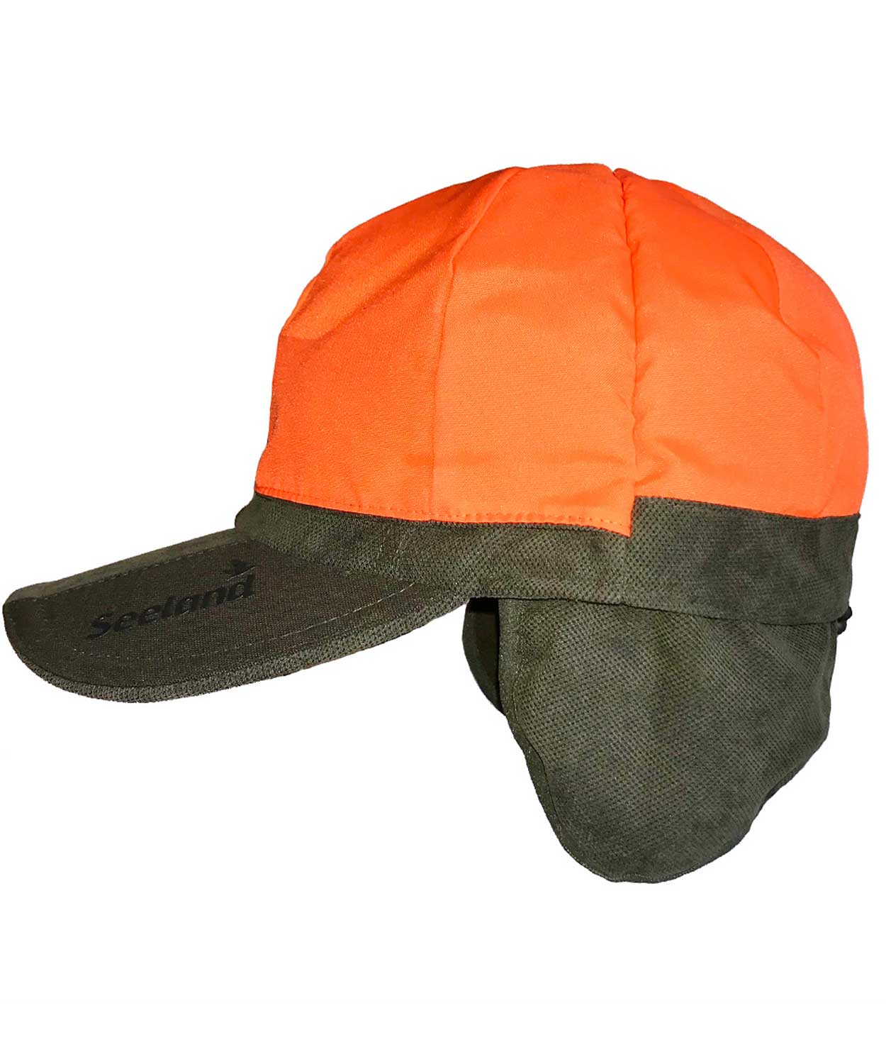 SEELAND Cap - Helt With Reversible Flourescent Crown - Grizzly Brown