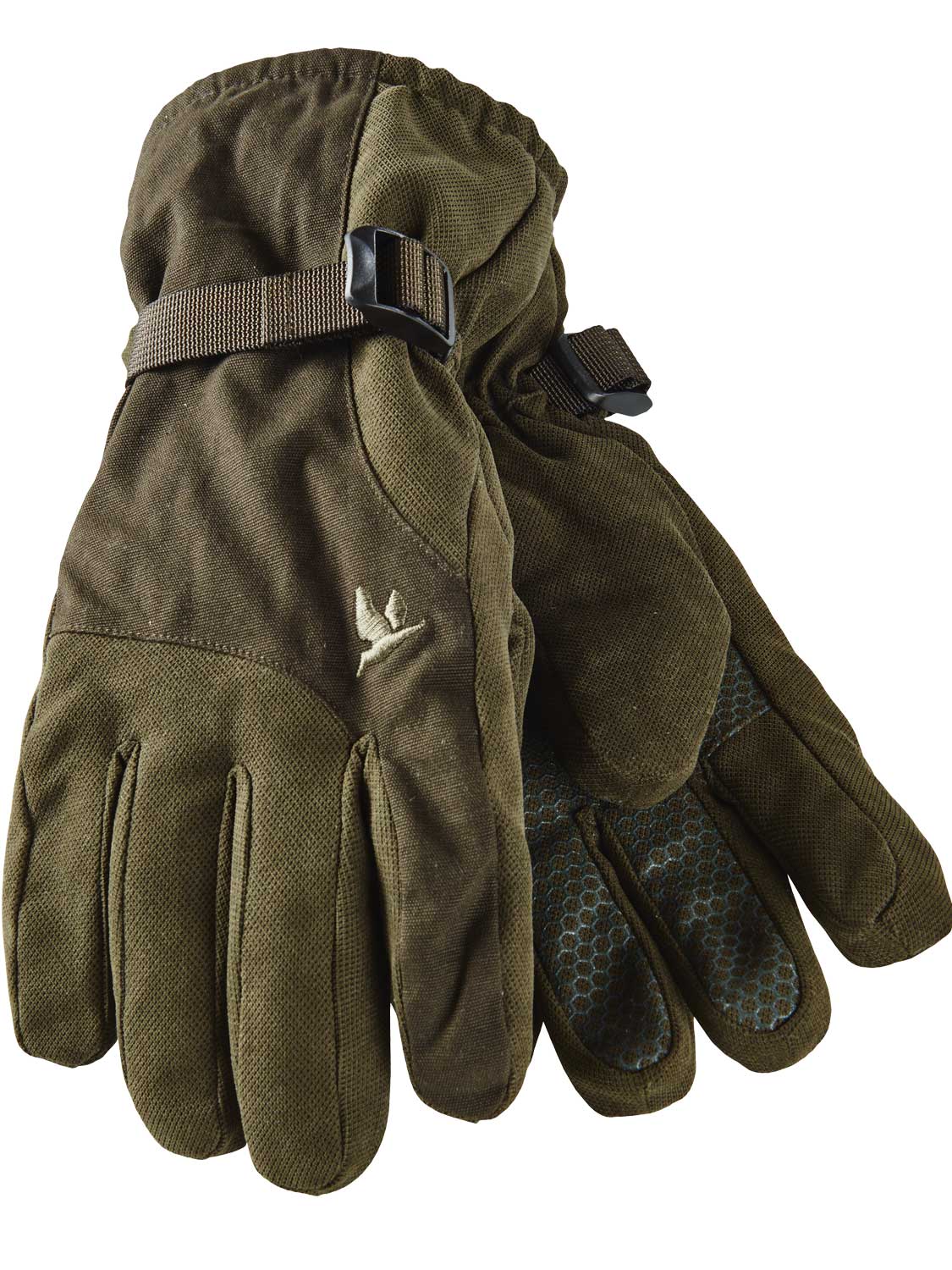 SEELAND Gloves - Helt Anti Slip Palms & Waterproof - Grizzly Brown