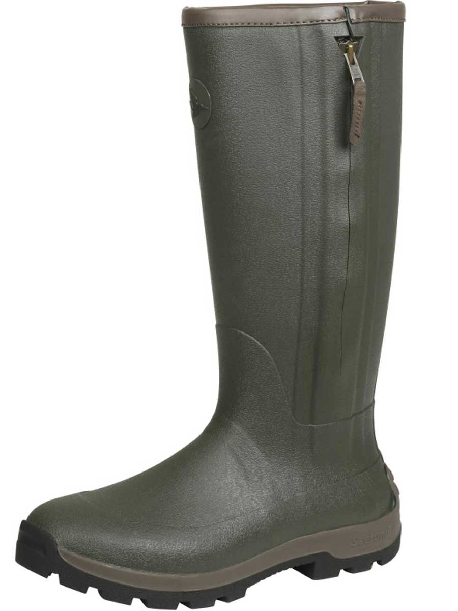 SEELAND Wellington Boots - Men's Noble Zip - Dark Olive