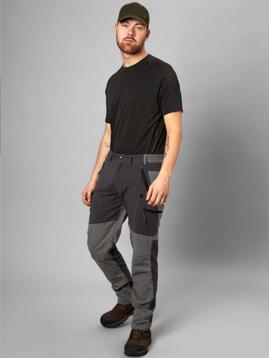 SEELAND Outdoor Stretch Trousers - Men's - Black/Grey