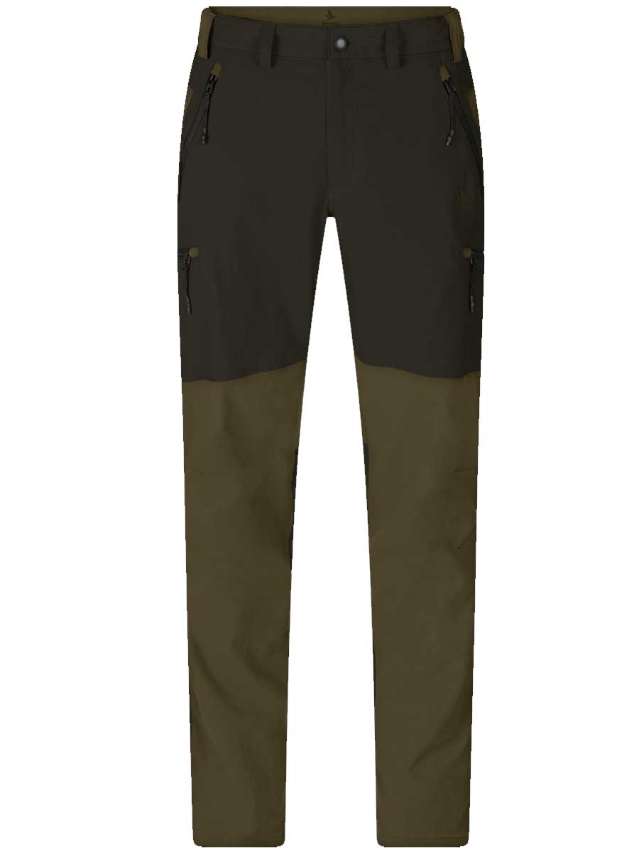 SEELAND Outdoor Stretch Trousers - Men's - Grizzly Brown/Duffel green