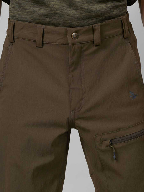 SEELAND Rowan Stretch Shorts - Pine Green