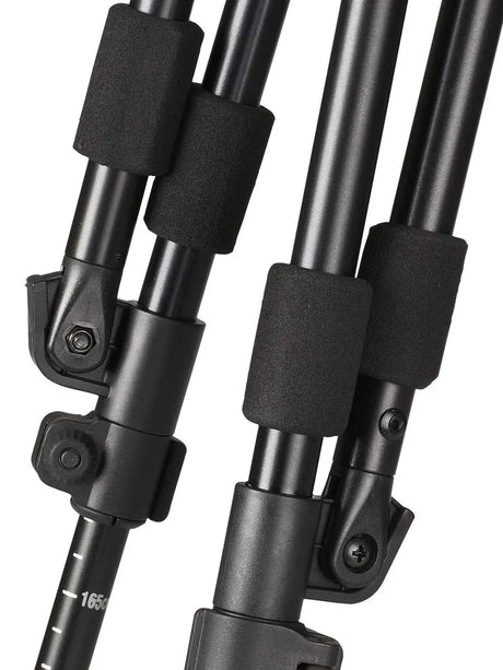 SEELAND Shooting Stick - Lightweight 4 Legged- Aluminium - Black