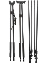 Load image into Gallery viewer, SEELAND Shooting Stick - Lightweight 4 Legged- Aluminium - Black
