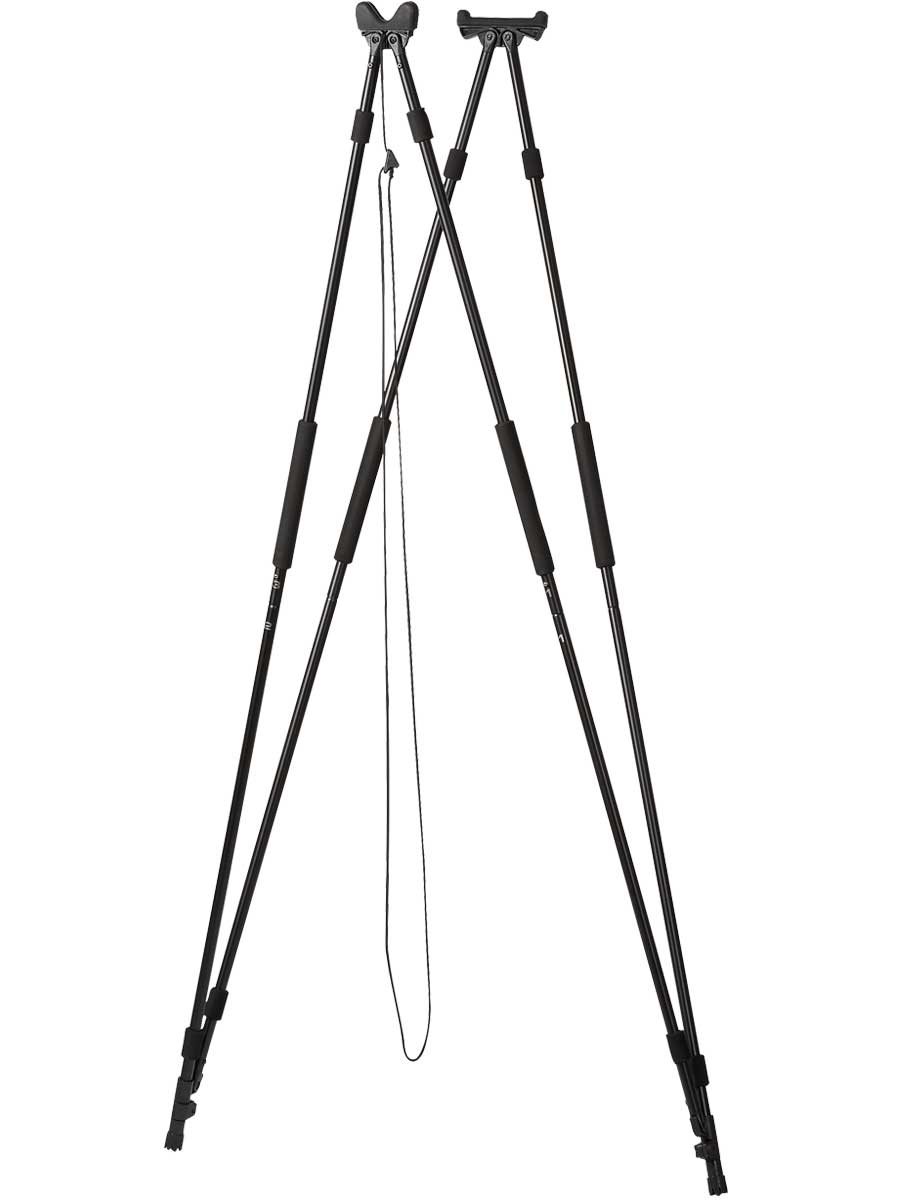 SEELAND Shooting Stick - Lightweight 4 Legged- Aluminium - Black