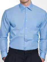 Load image into Gallery viewer, SEIDENSTICKER Shirt - Men&#39;s Fil a Fil Business Kent - Regular Fit - Blue
