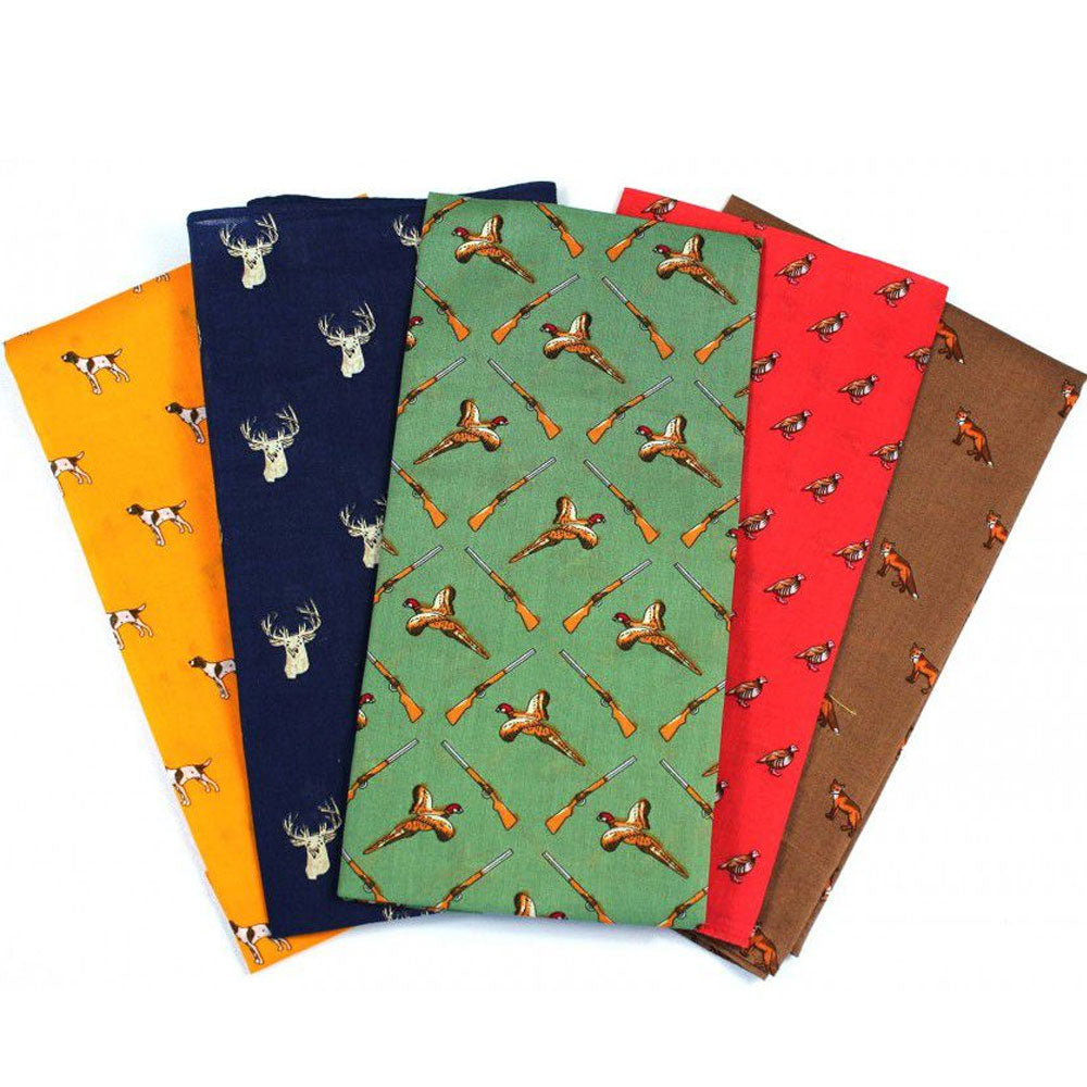 Soprano - 5 Cotton Hankies Gift Set - Country Themed