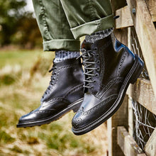Load image into Gallery viewer, TRICKER&#39;S Boots - Mens Stow Dainite or Leather Sole - Black Calf
