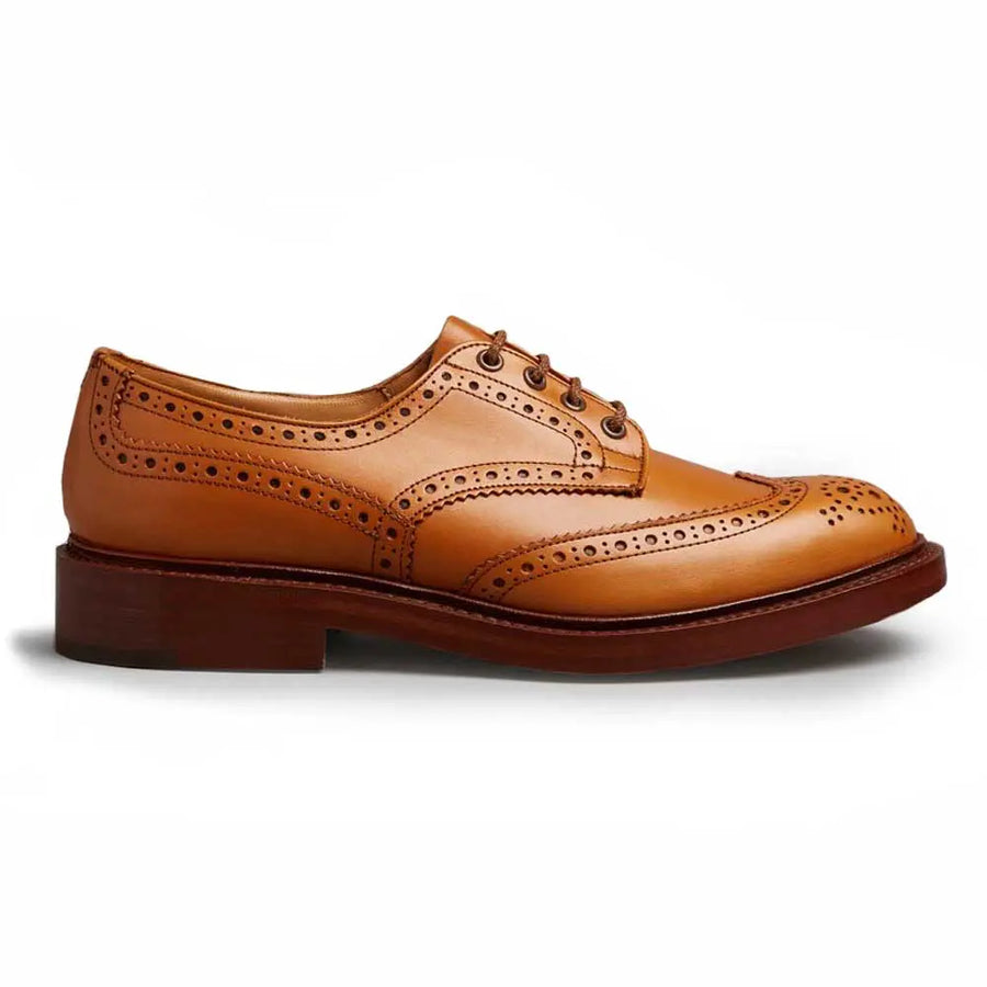TRICKER'S Bourton Shoes Mens Dainite or Leather Sole Acorn Antique